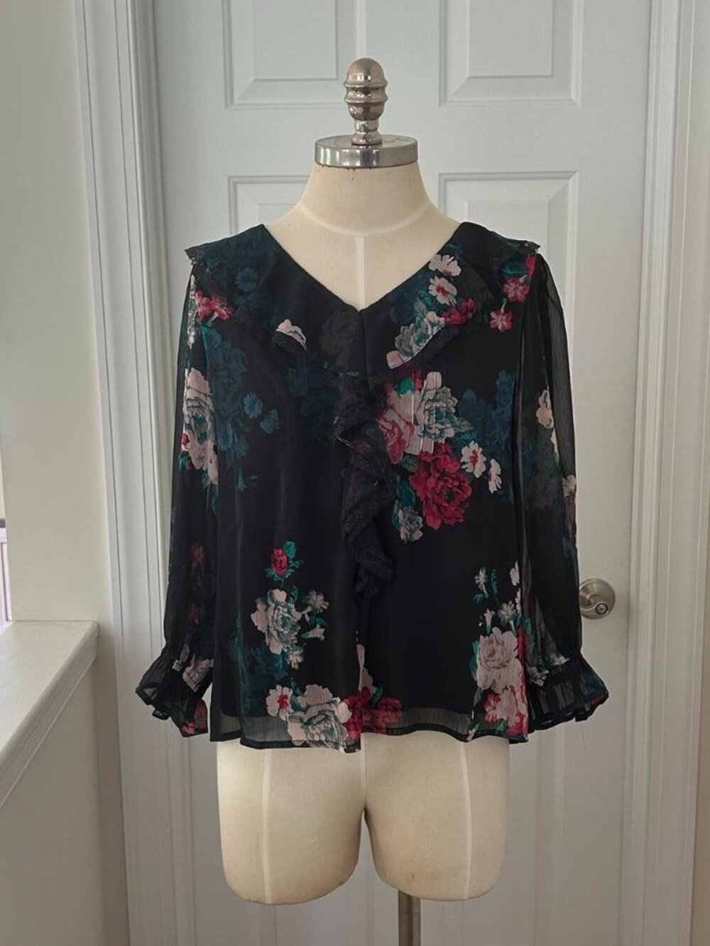 LC Lauren Conrad Women's Multi Blouse